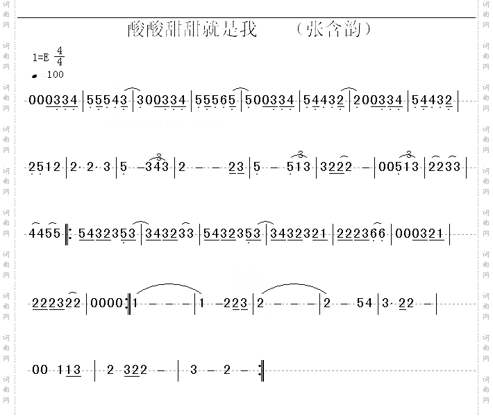 酸酸甜甜就是我
