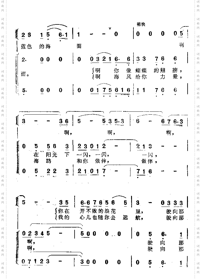 白帆