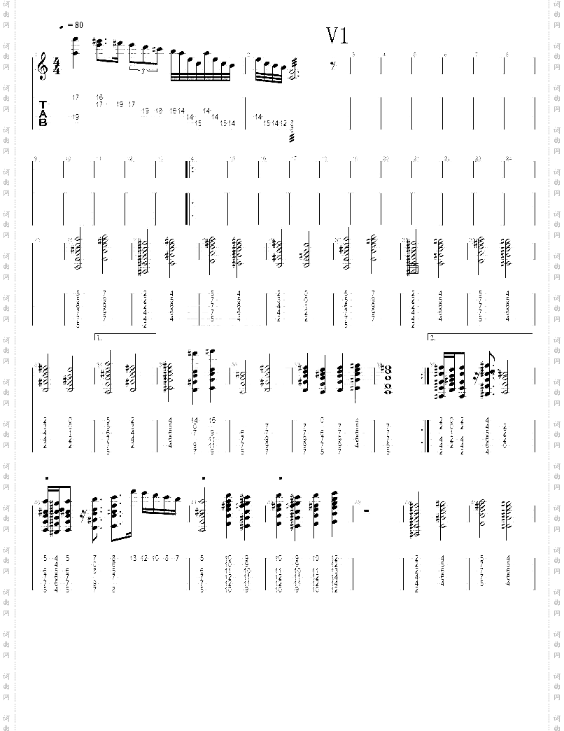 能用的倔强五月天总谱