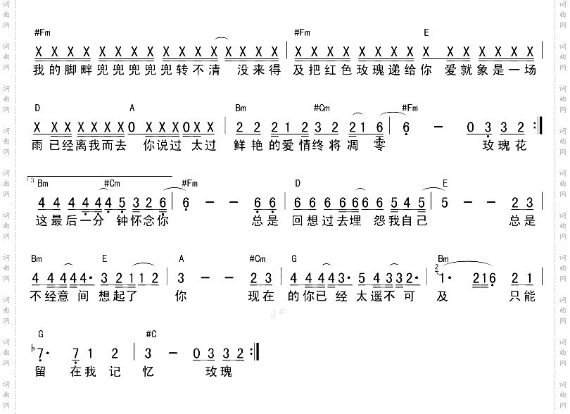 玫瑰花的葬礼