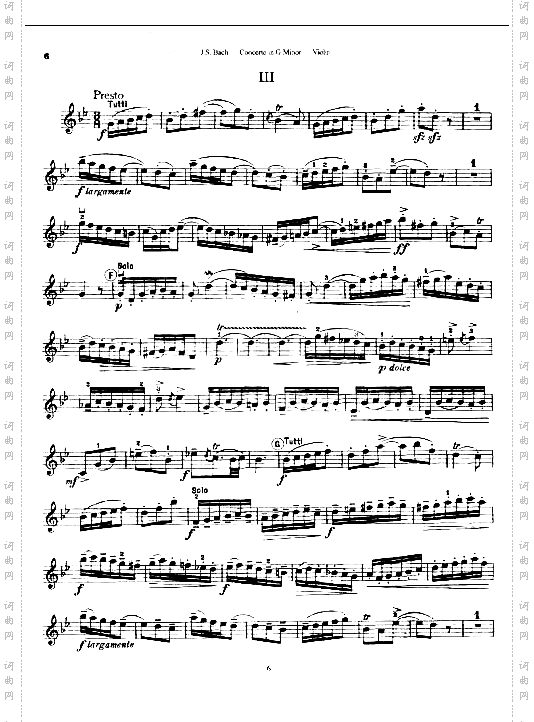 G小调协奏曲