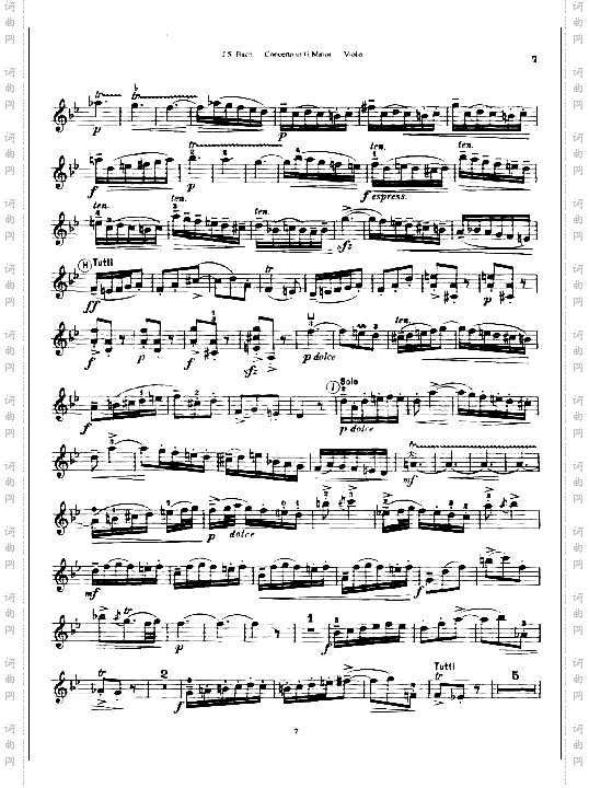 G小调协奏曲