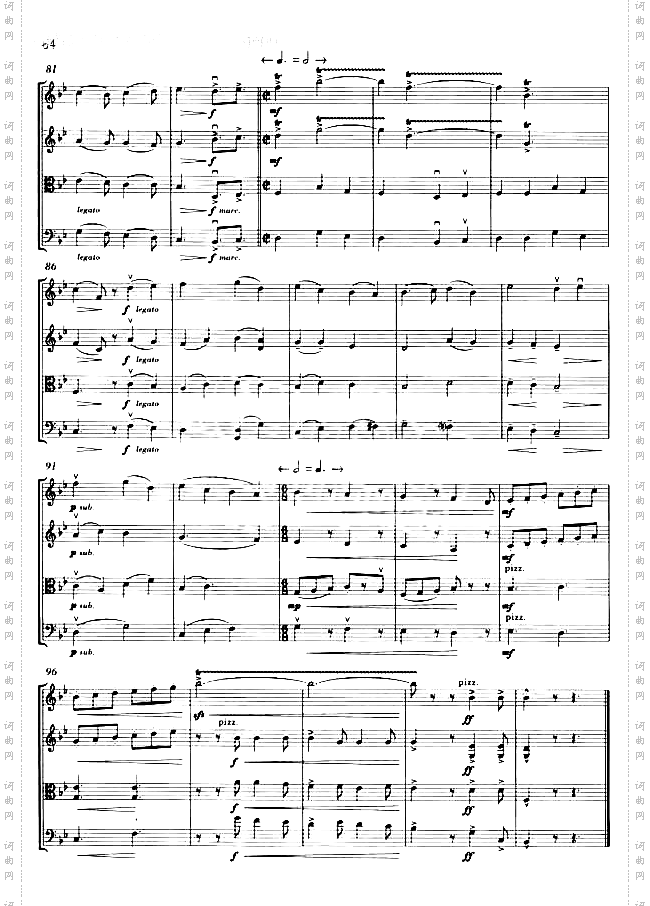 四重奏18.WassatlSong