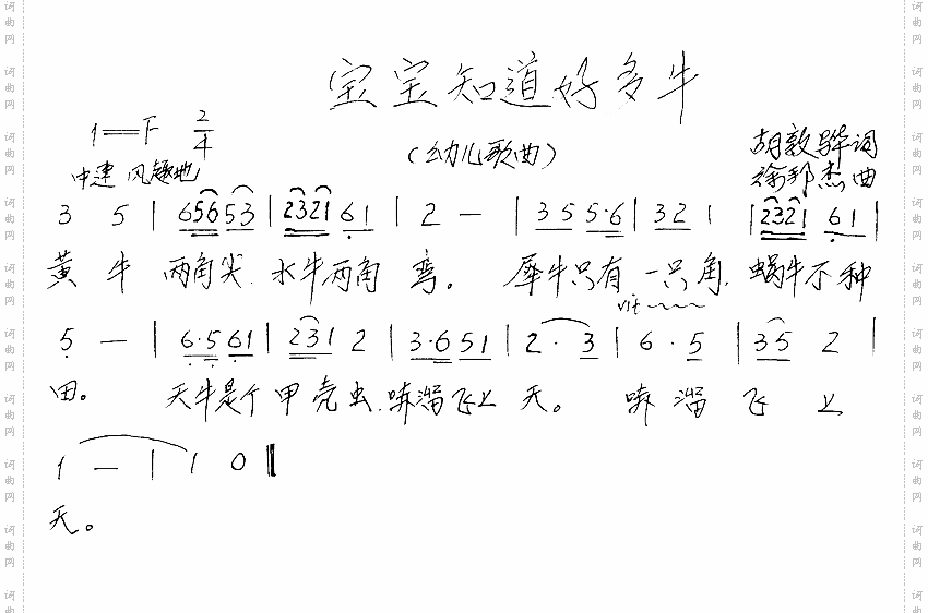 宝宝知道好多牛