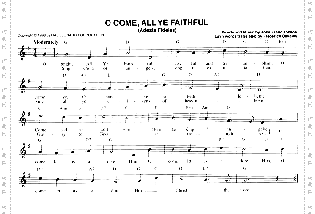 134.OCOME,ALLYEFAITHFUL