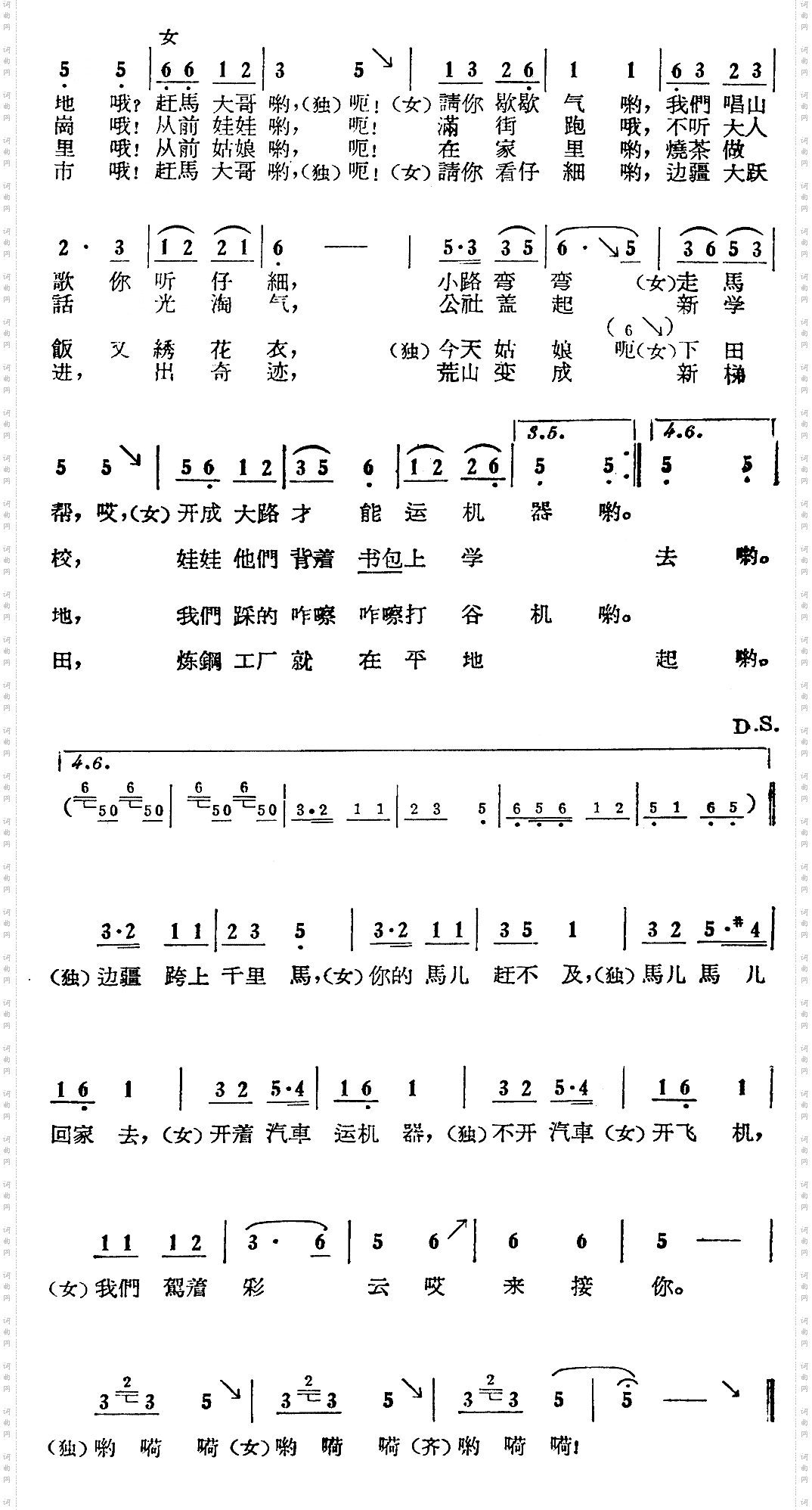 赶马人之歌