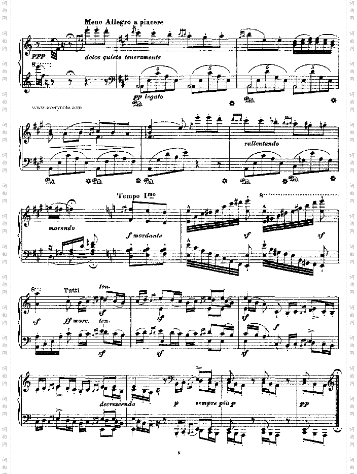 李斯特《钟声大幻想曲》1-8