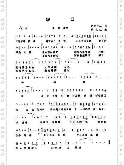 缺口