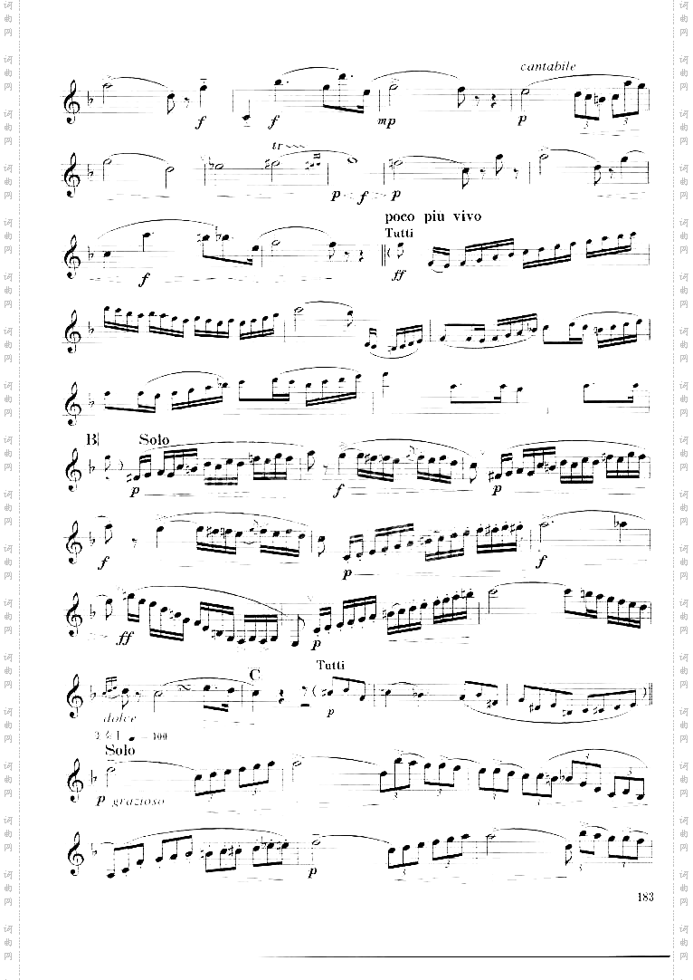 [德]韦柏单簧管小协奏曲