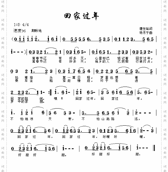 回家过年
