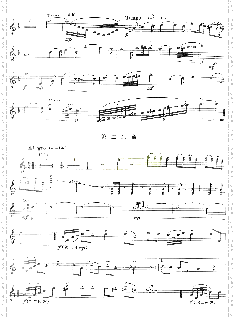 帕米尔之音协奏曲第二乐章