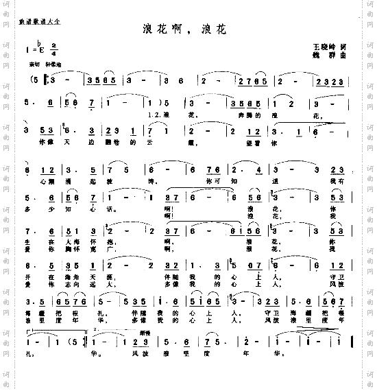 浪花啊，浪花