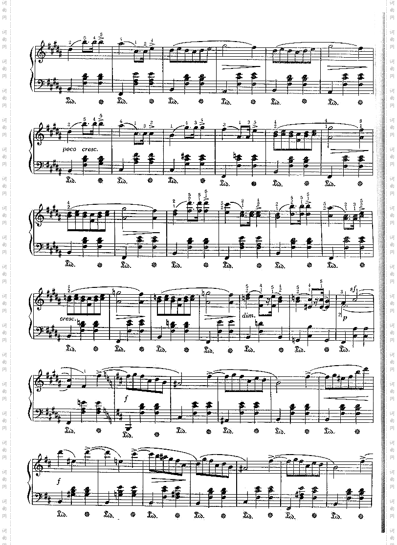 圆舞曲肖邦曲