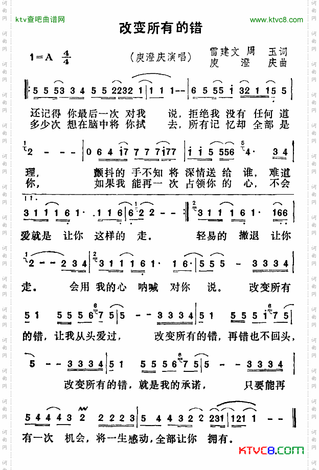 改变所有的错