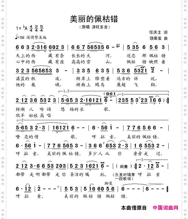 美丽的佩枯错