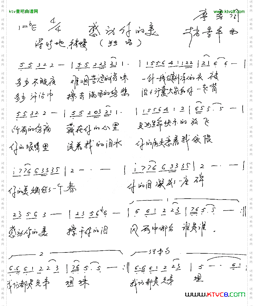 感动你的美
