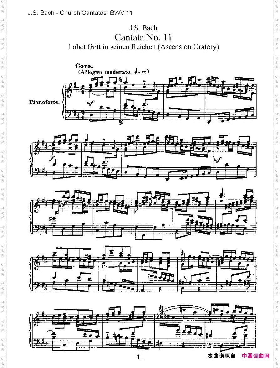 Lobet Gott in Seinen Reicben