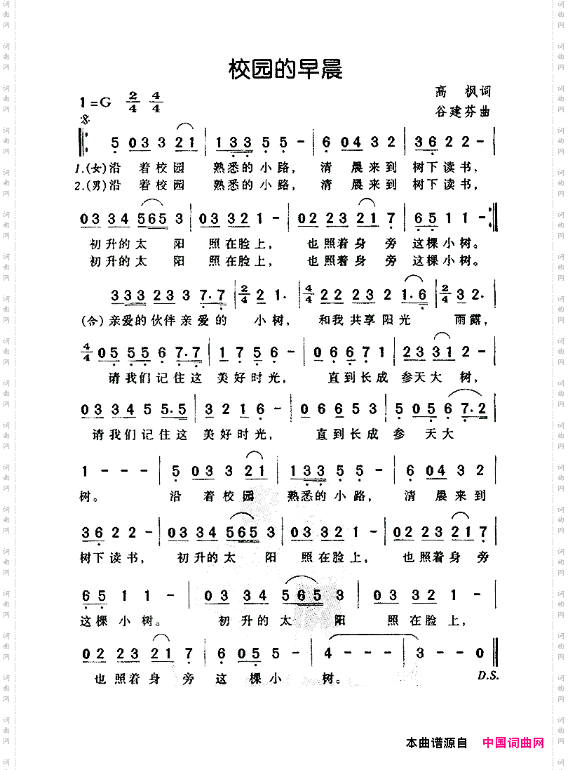 校园的早晨
