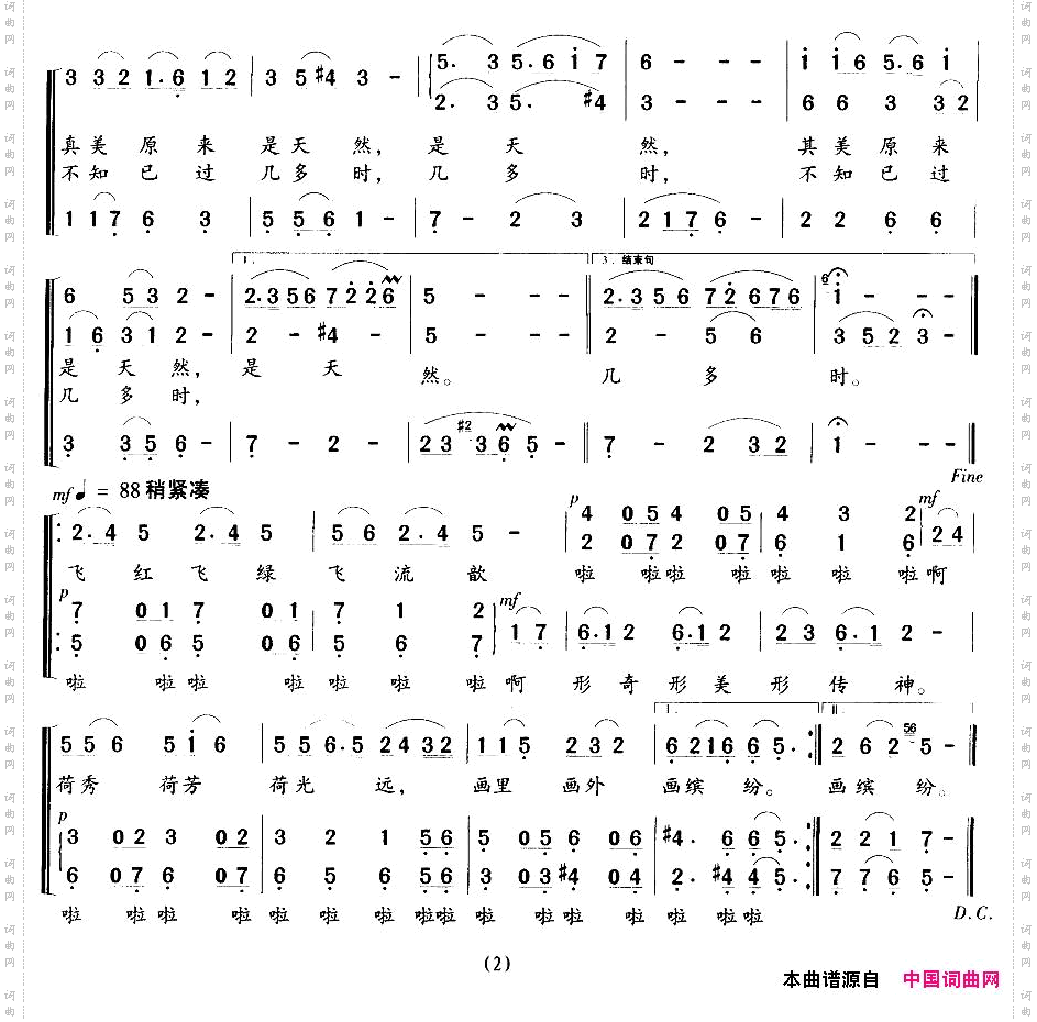 荷花曲