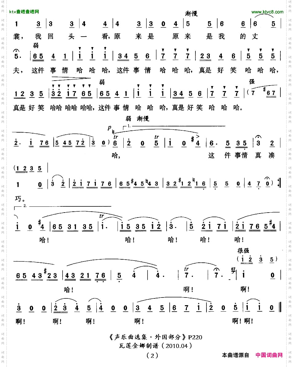 笑之歌轻歌剧《蝙蝠》选曲[奥]