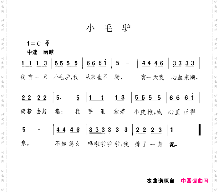 小毛驴