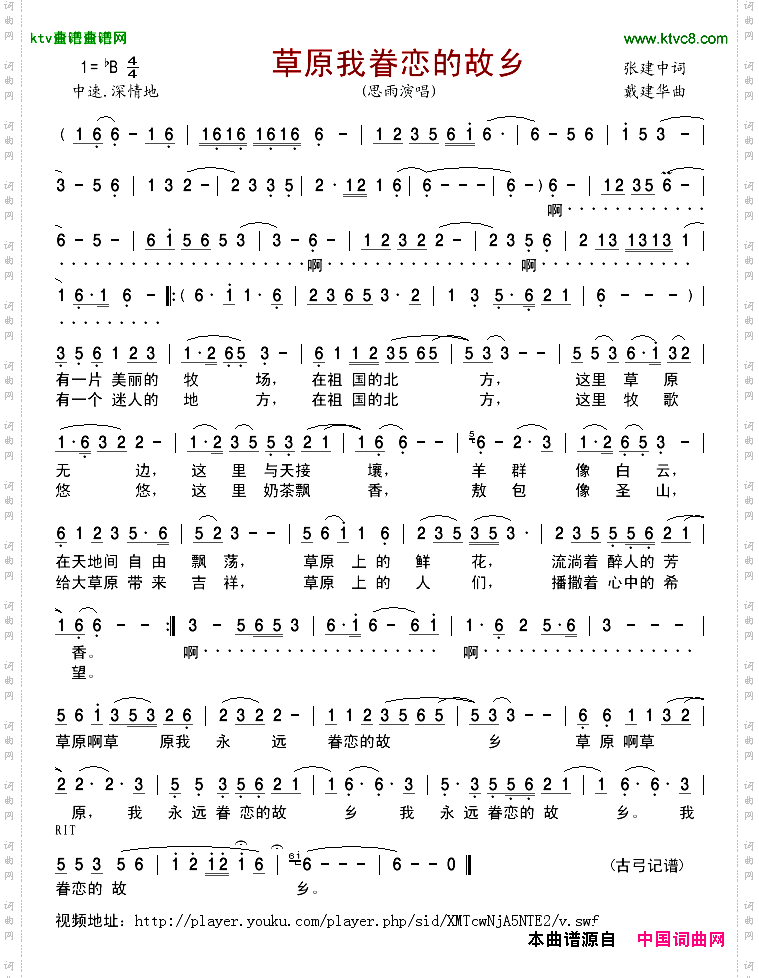 草原我眷恋的故乡