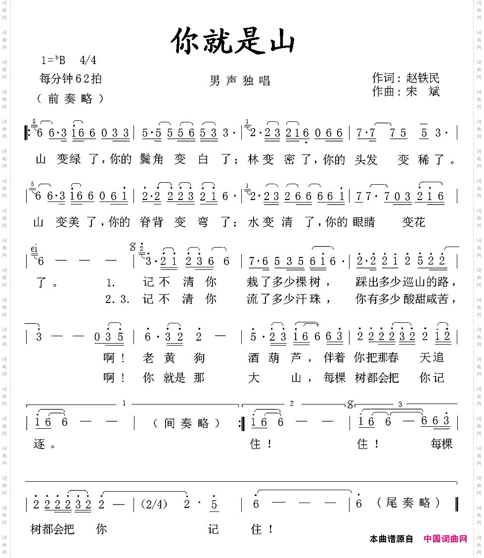 你就是山