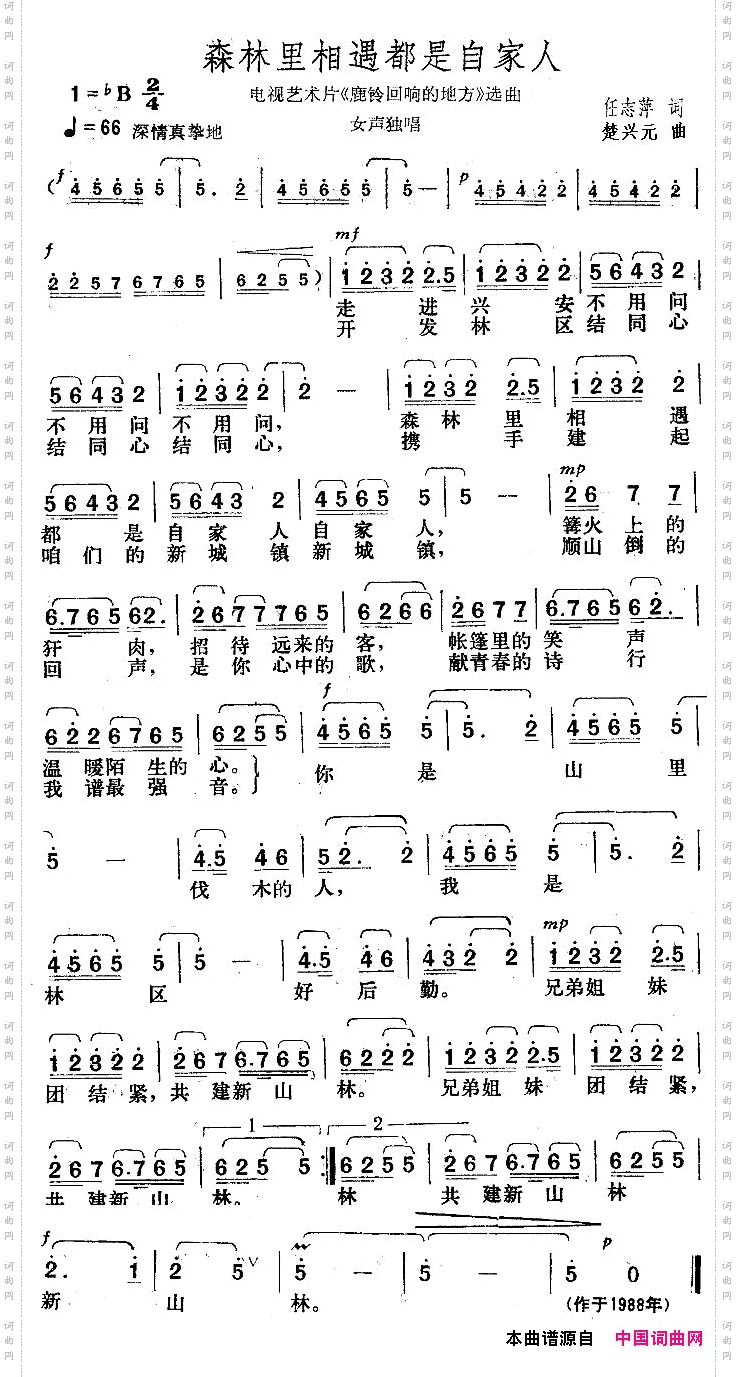 森林里相遇都是自家人