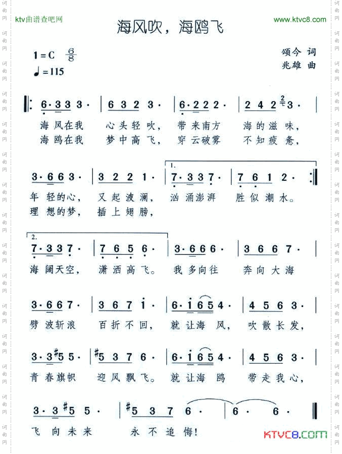 海风吹，海鸥飞