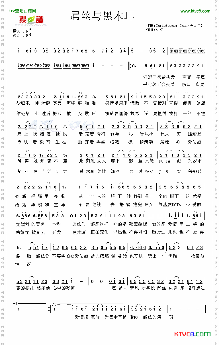 屌丝与黑木耳