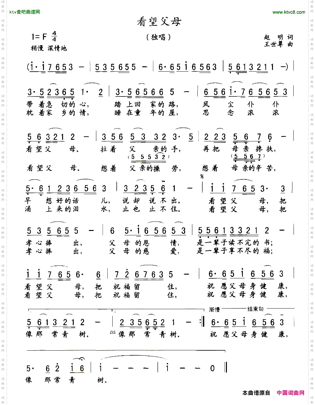 看望父母