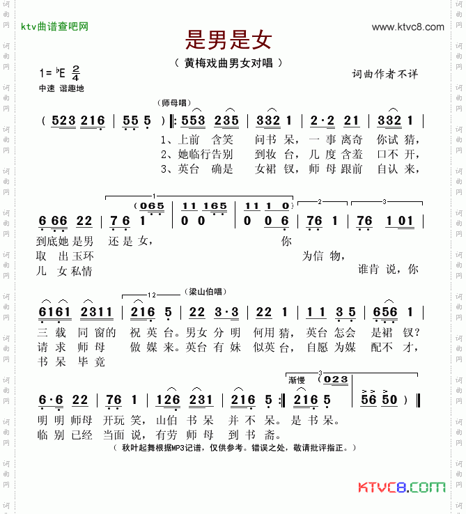 是男是女