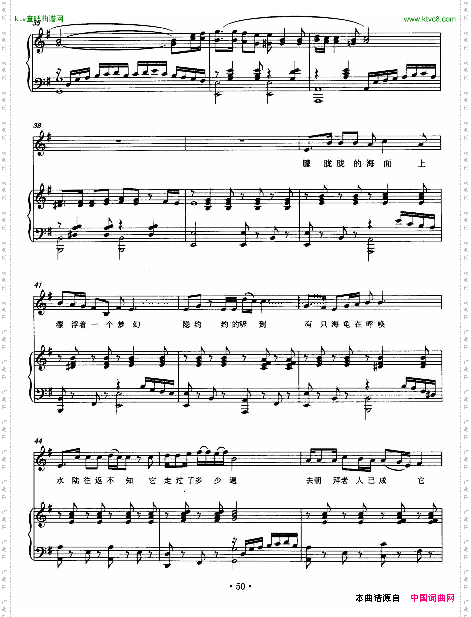 老人与海龟正谱