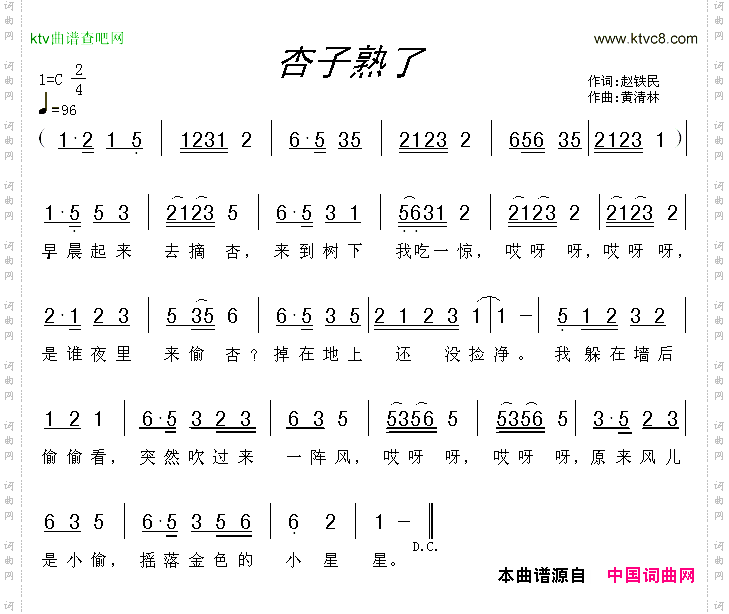 杏子熟了