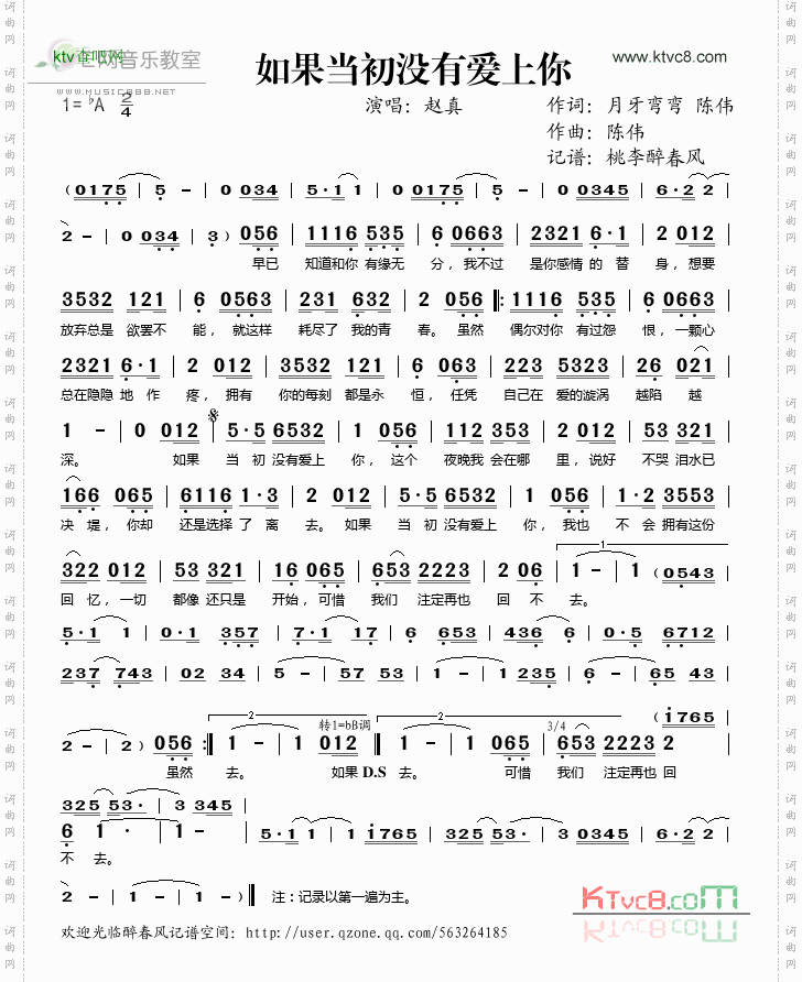 如果当初没有爱上你