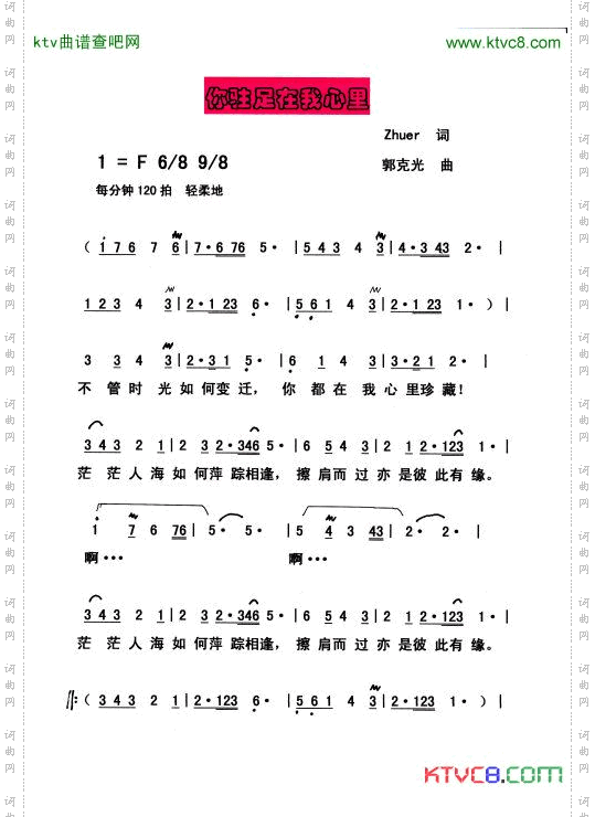 你驻足在我心里