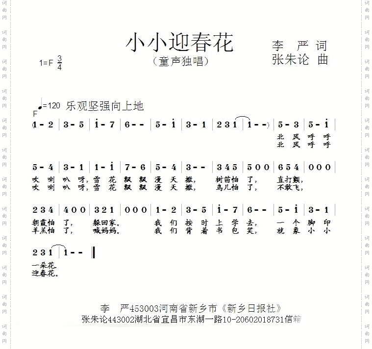 小小迎春花