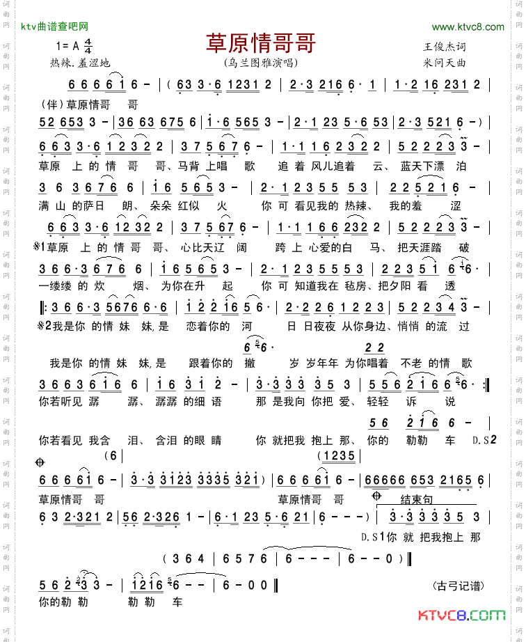 草原情哥哥