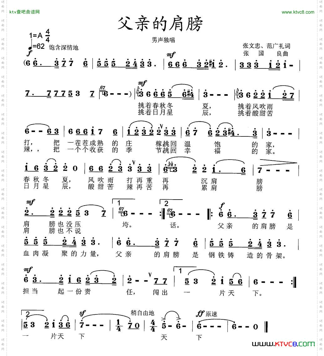 父亲的肩膀