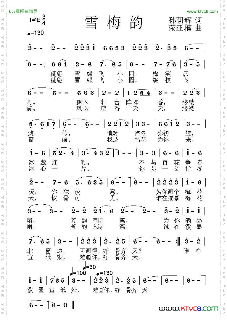 雪梅韵