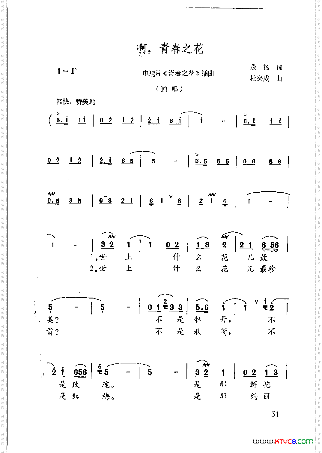 啊！青春之花