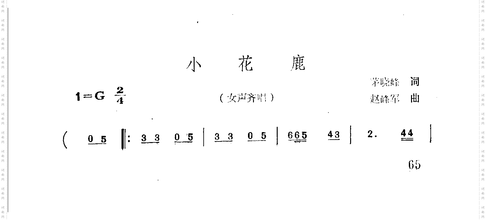 小花鹿
