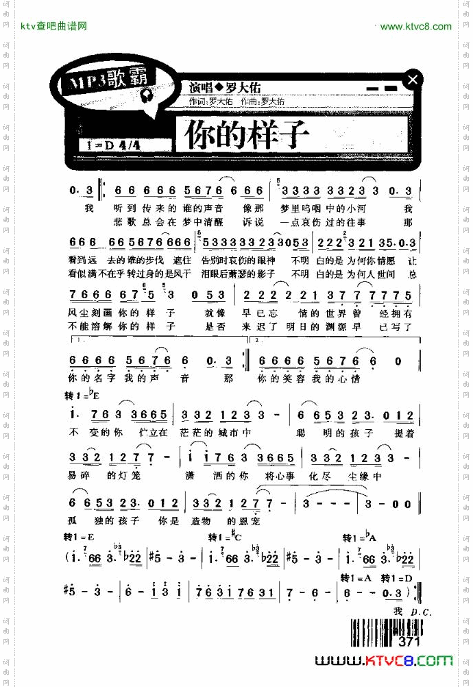 你的样子