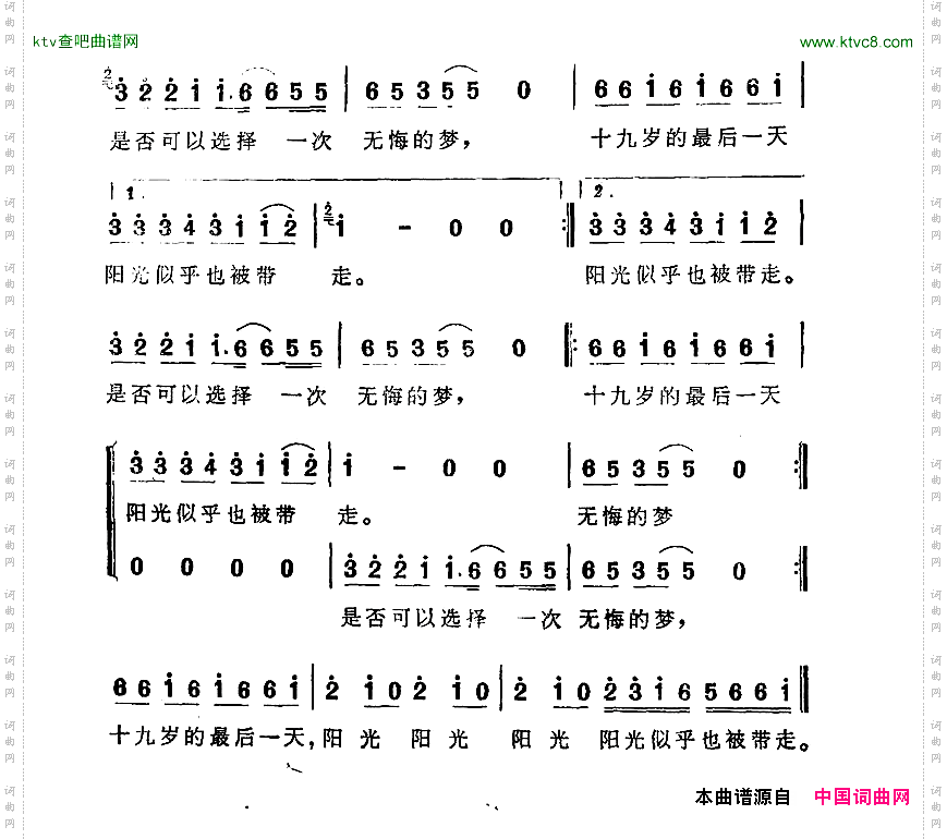 十九岁的最后一天