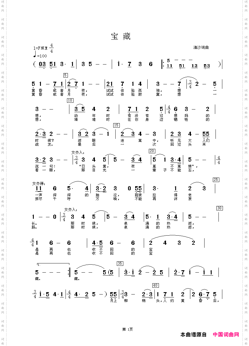 宝藏