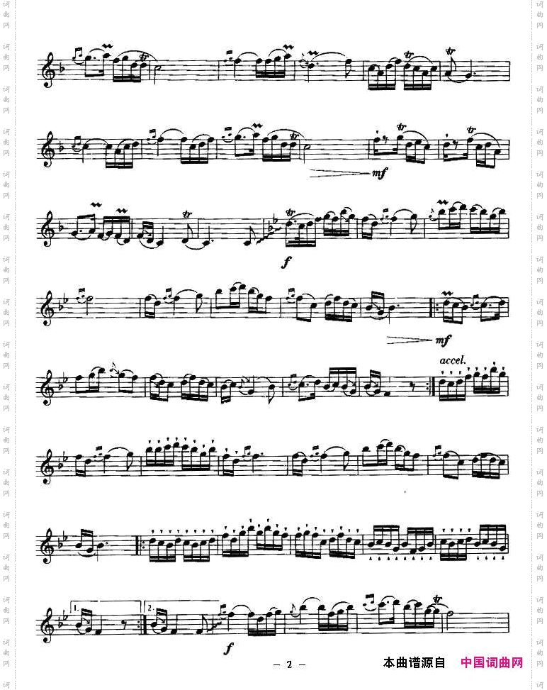 茉莉花竖笛独奏