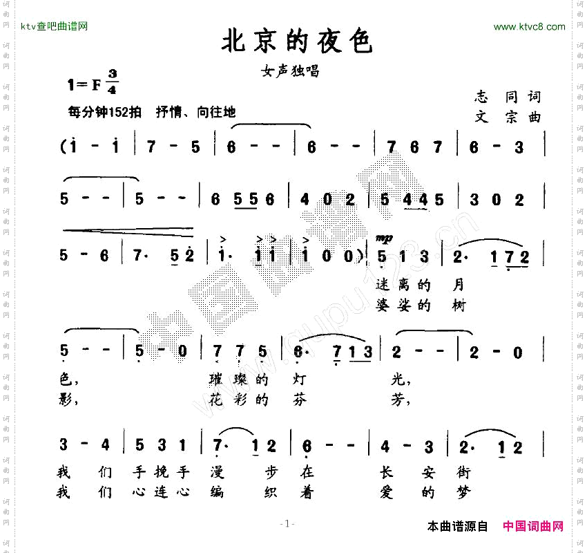 北京的夜色