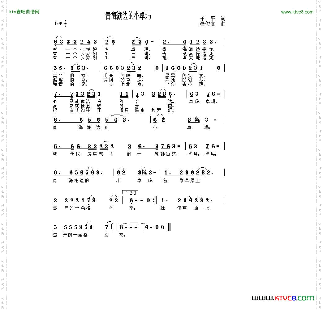 青海湖边的小卓玛