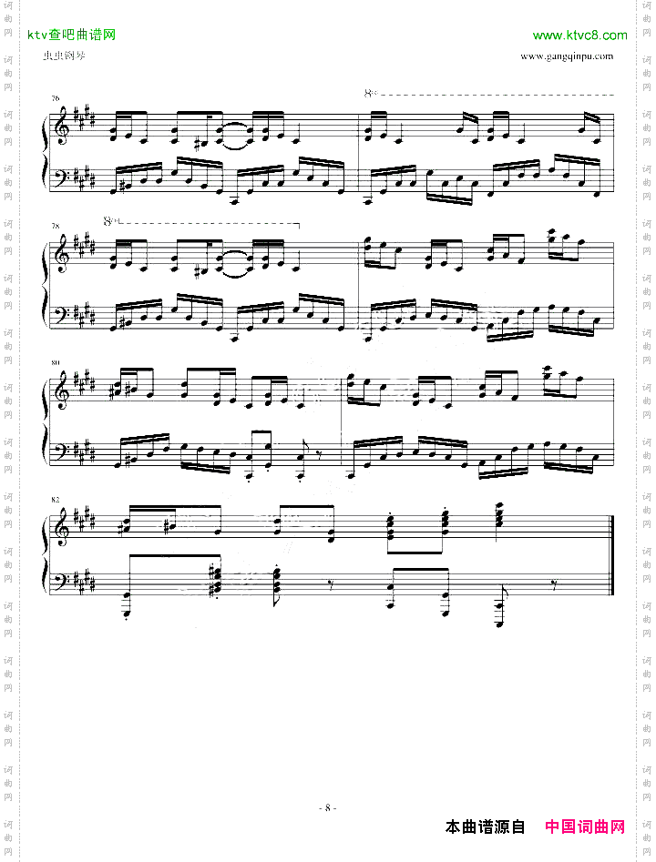 克罗地亚狂想曲改编独奏版