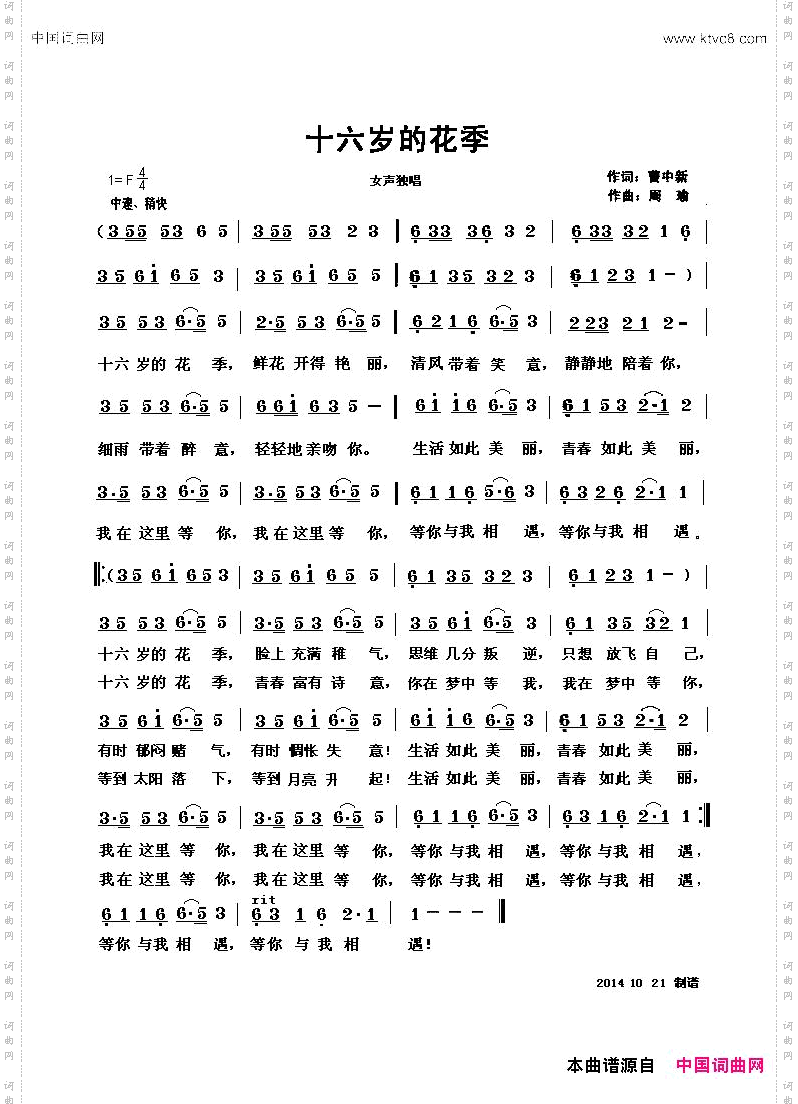十六岁的花季